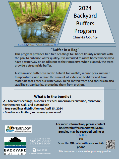 Charles County Backyard Buffers Program 2024