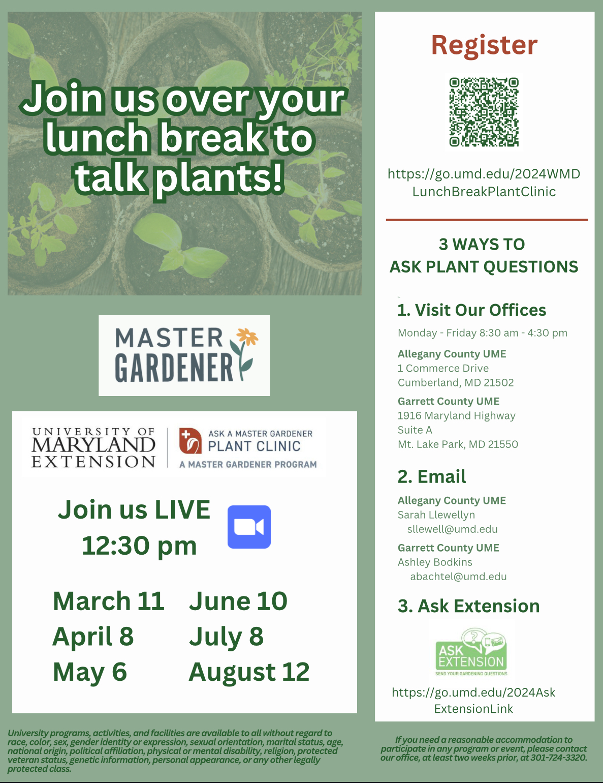 How to Submit A Garden Question to Extension in Western MD