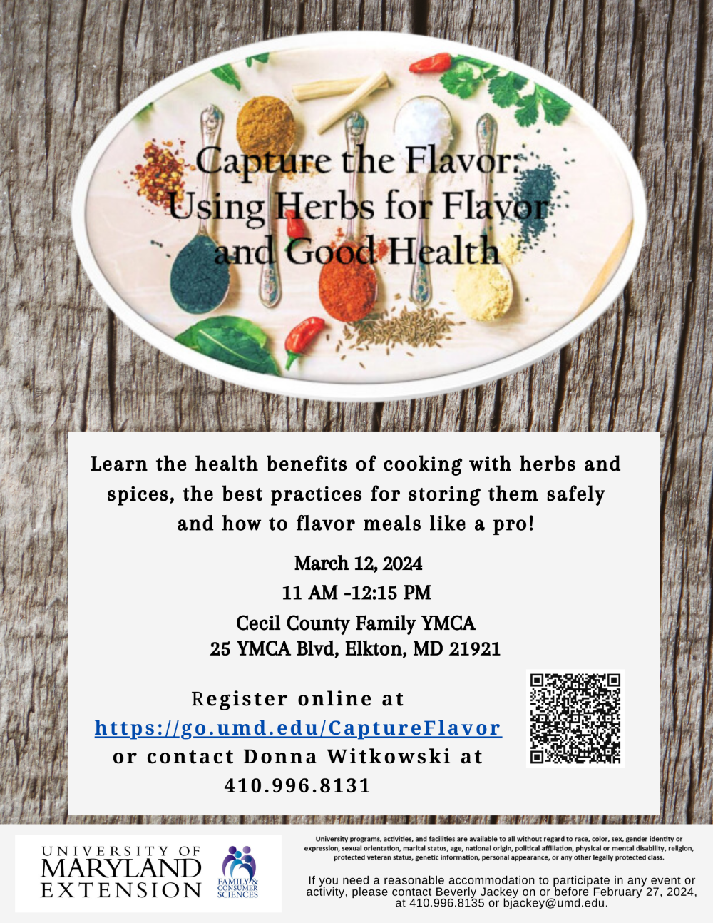 Capture the Flavor Flyer