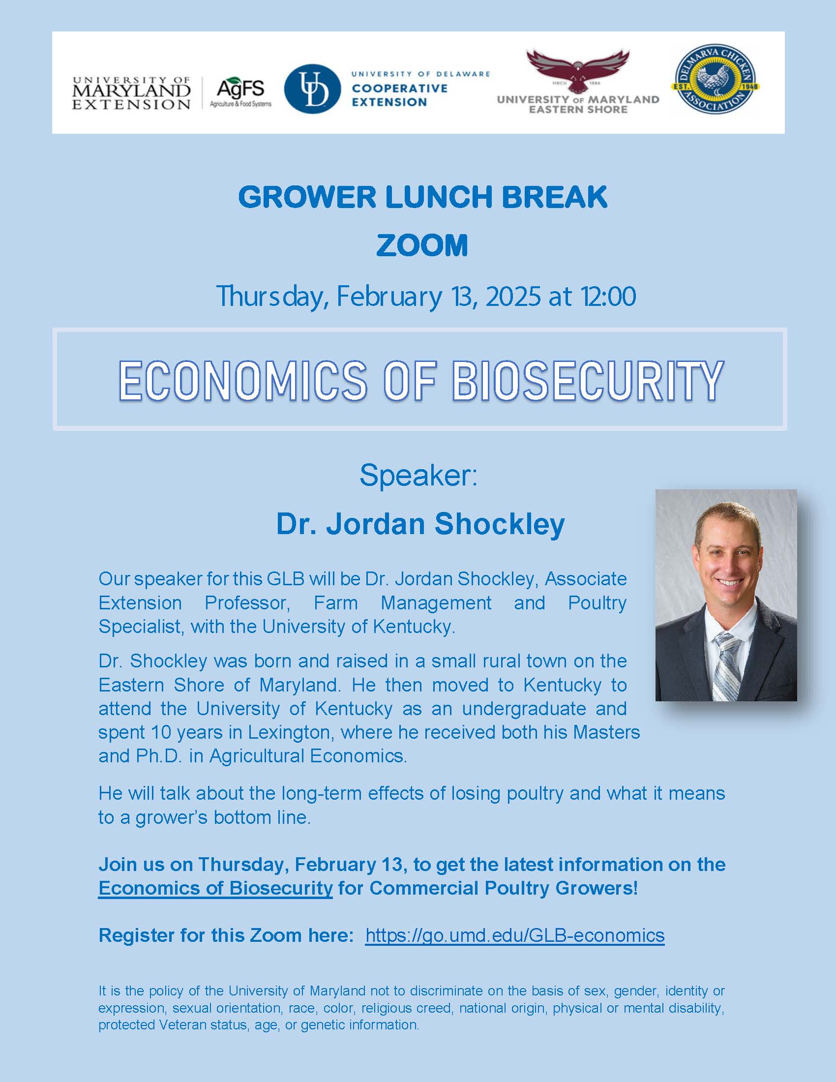 Flyer for Feb 13 GLB