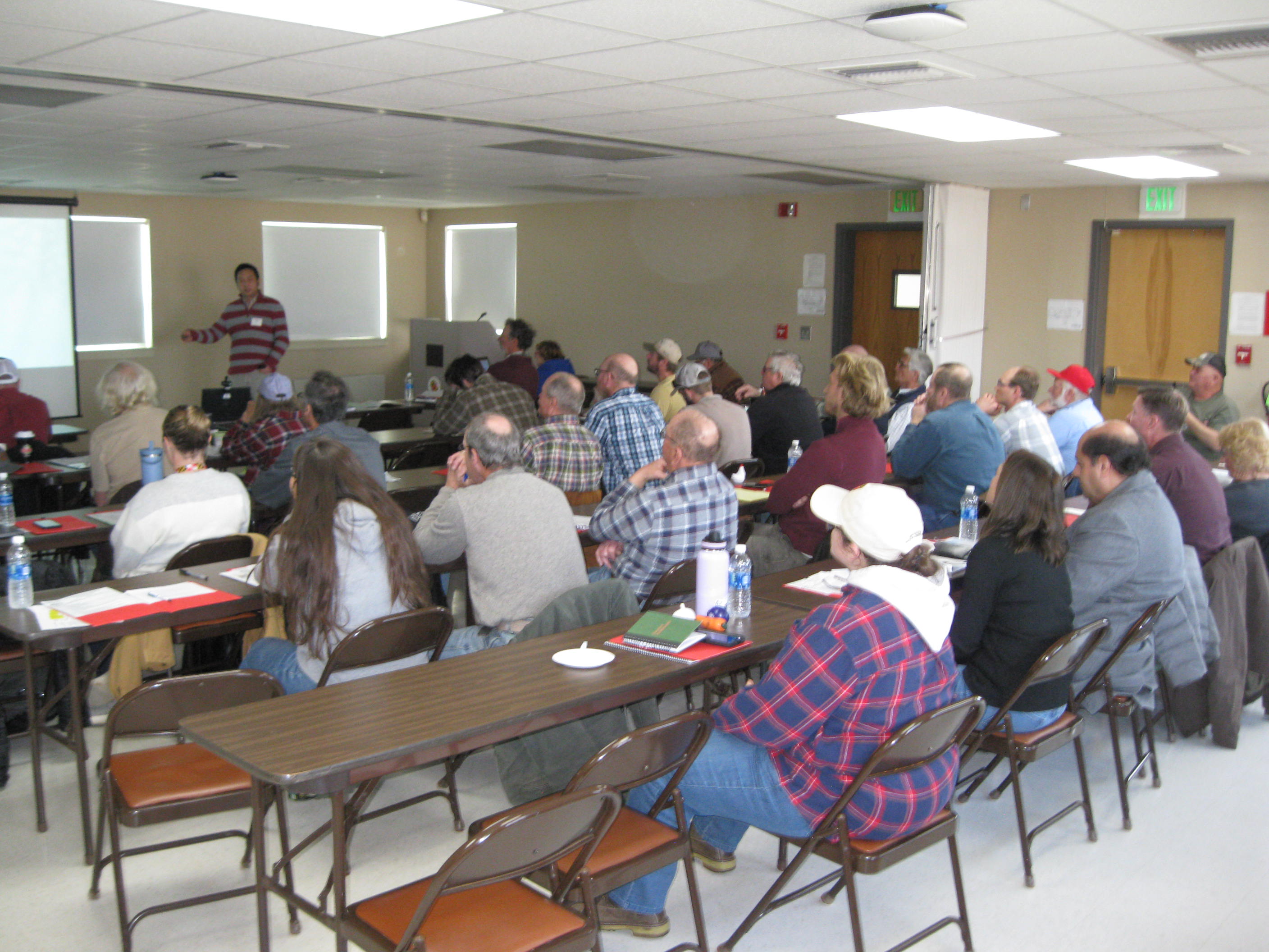 Participants attending the Western Maryland Regional Fruit Meeting