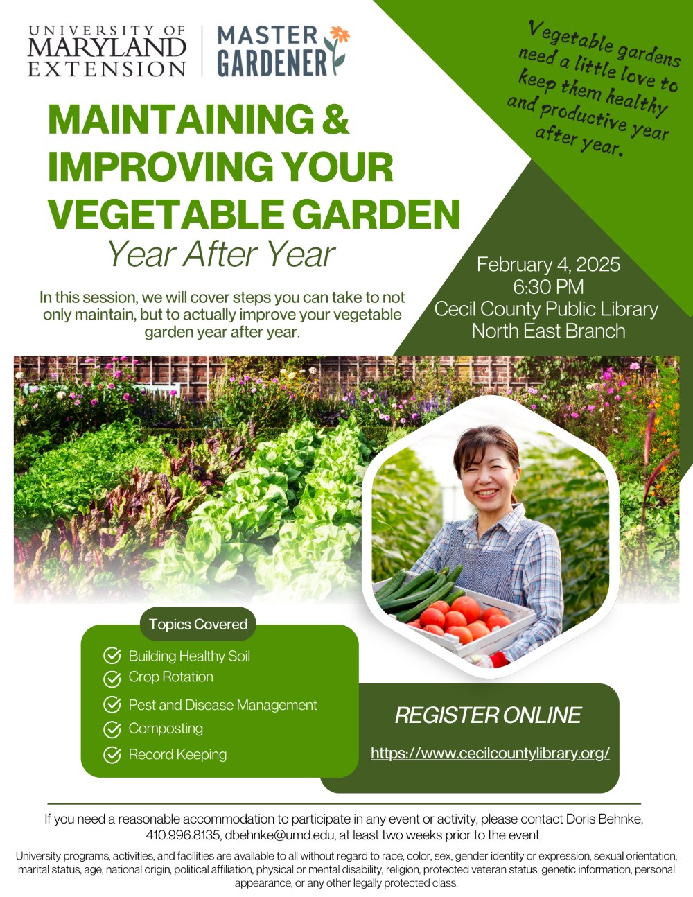 Maintaining & Improving Your Vegetable Garden