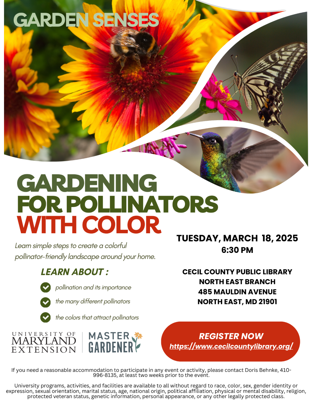 Gardening for Pollinators Flyer