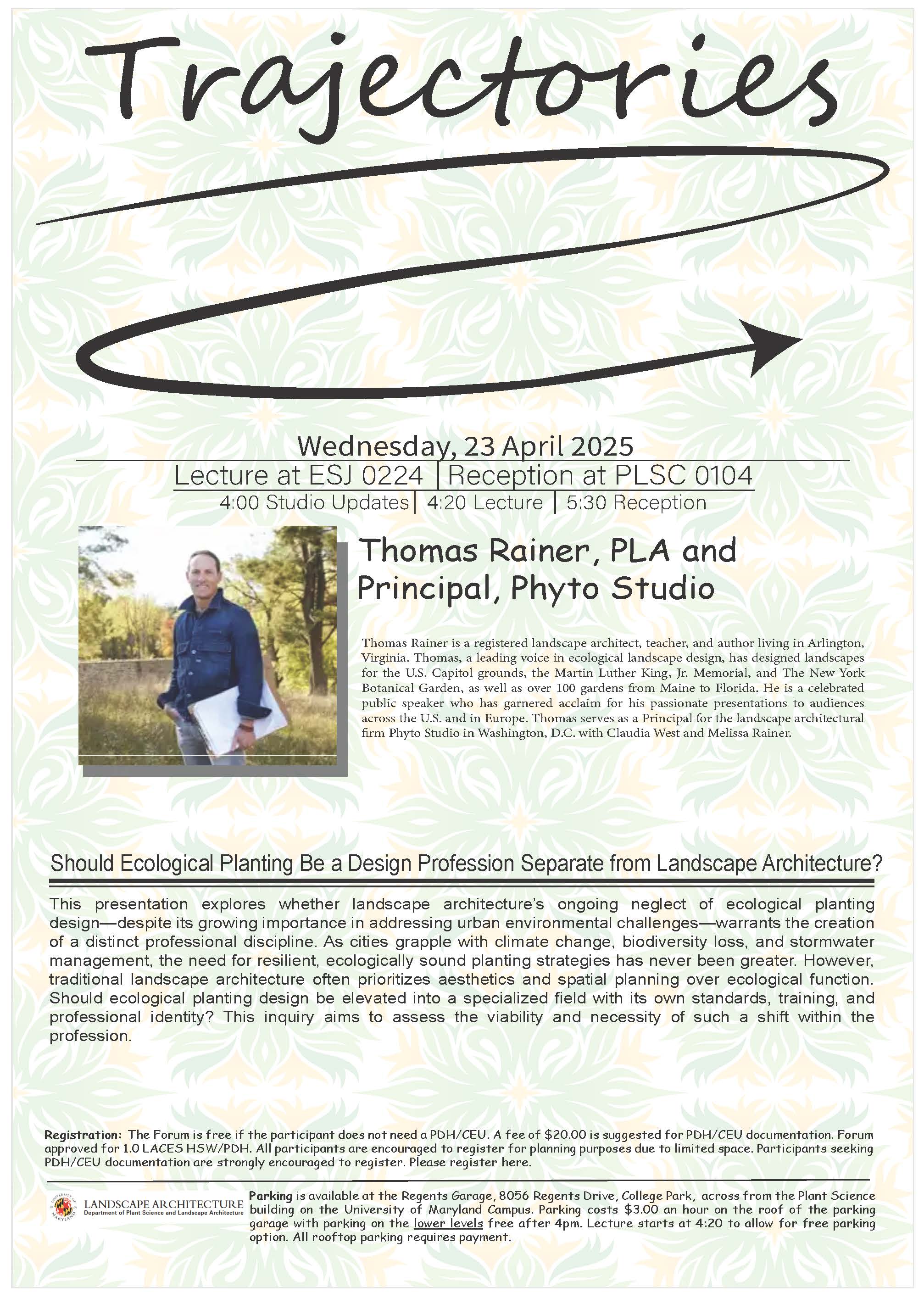 Trajectories: Thomas Rainer