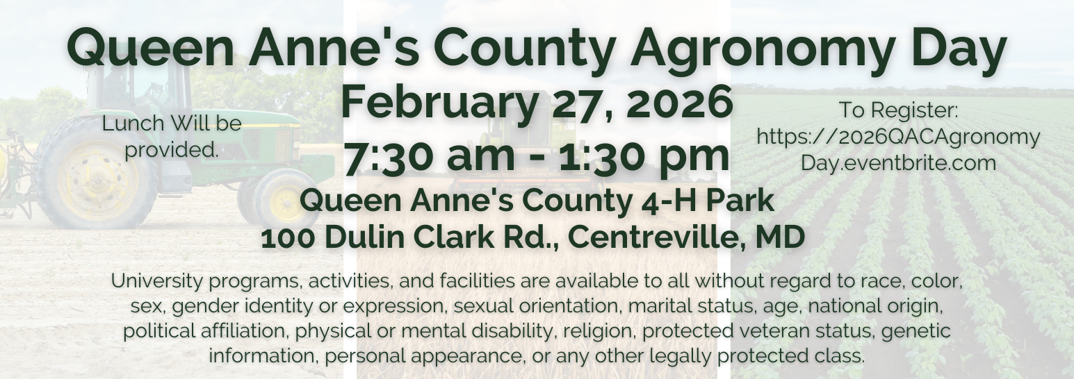 Queen Anne's County Agronomy Day February 27, 2026