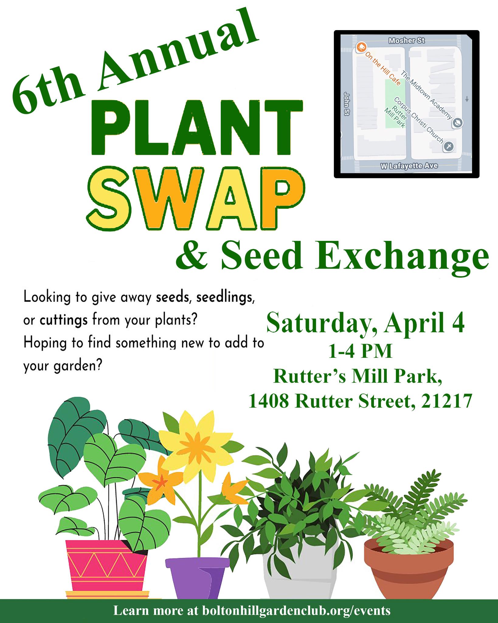 6th Annual Plant and Seed Swap