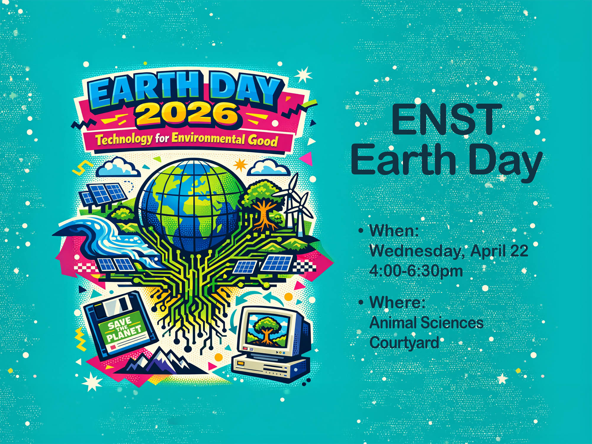 ENST Earth Day 2026 Graphic