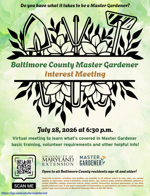 Flyer for event with date, time and link to register