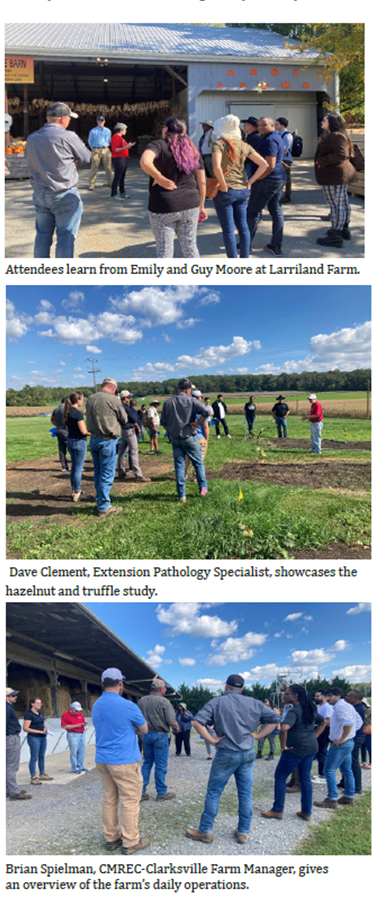 Farm Tour participants at 
