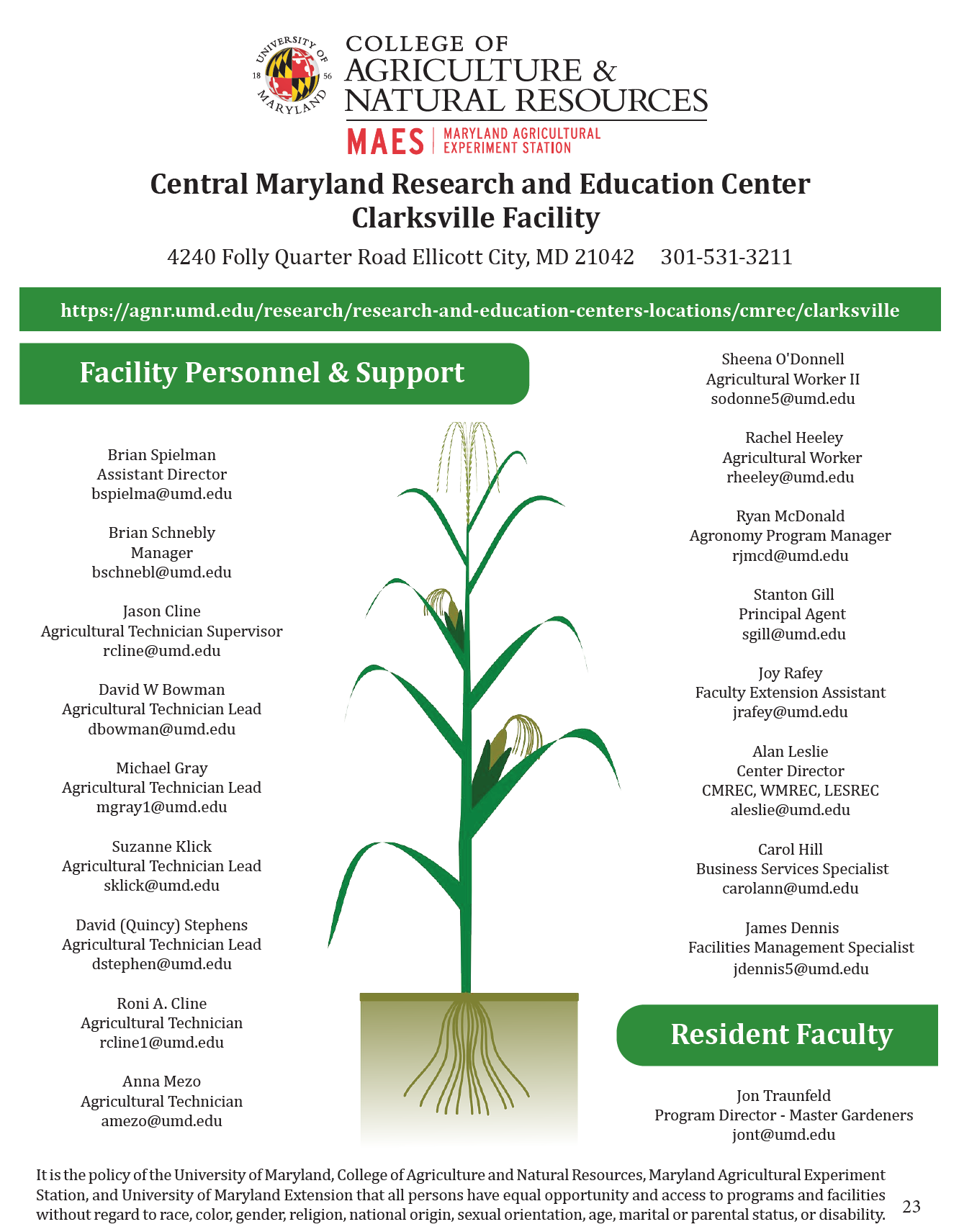 Clarksville staff page