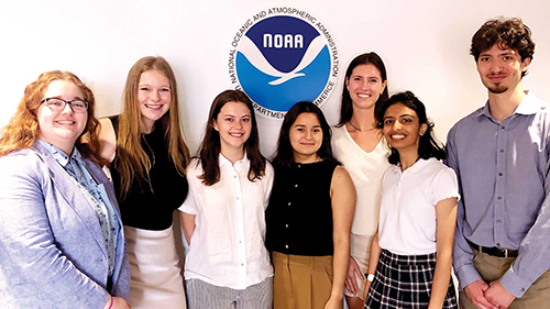 ENSP students capstone group for NOAA