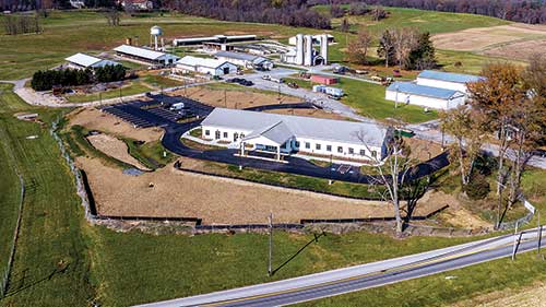 Drone Photo of Central Maryland Rec Center 