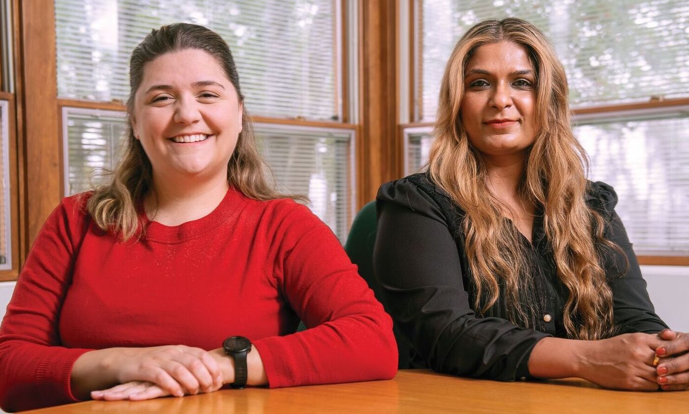 Carrie Sorenson and Dhruti Patel