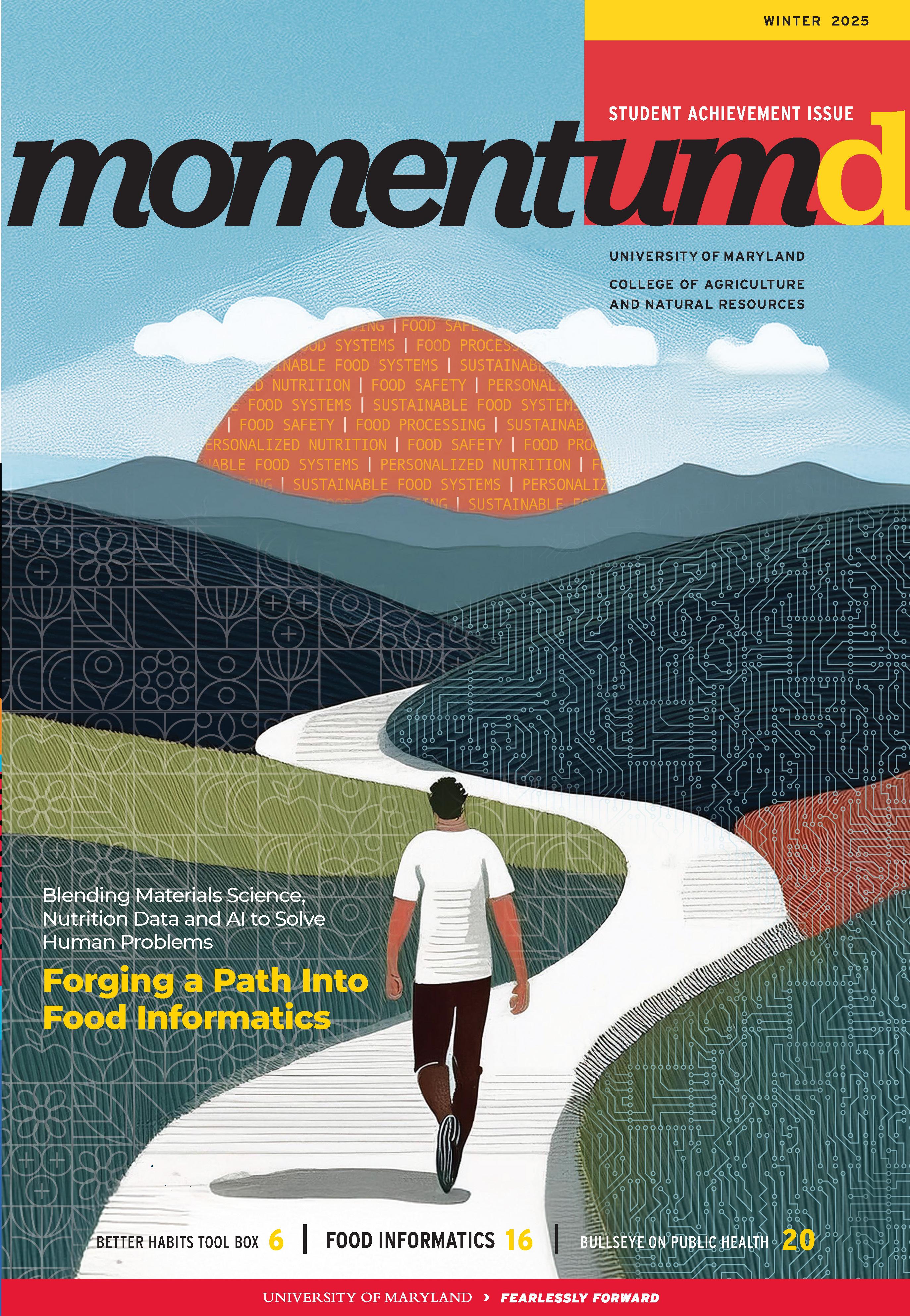 Momentum winter 2025 cover photo graphic